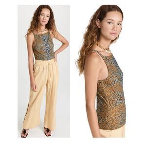 EUC ULLA‎ JOHNSON Sidney Ocelet Cami Tank Top Size S